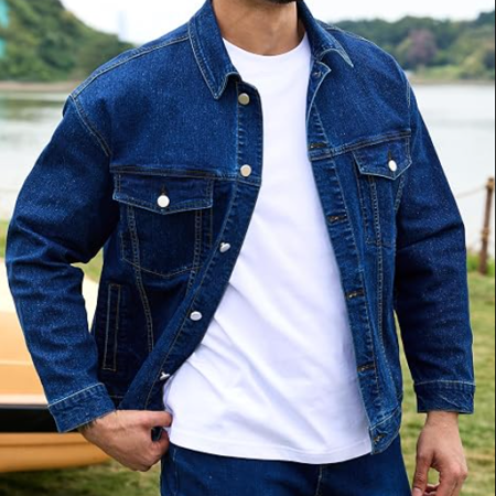Men's Classic Unlined Denim Trucker Jacket