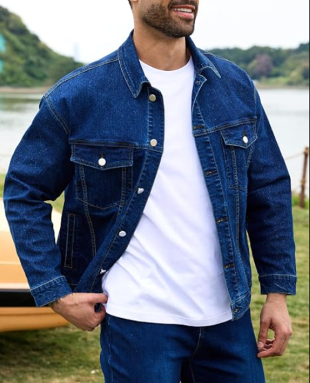 Men's Classic Unlined Denim Trucker Jacket