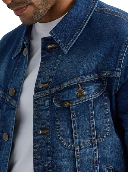 Men's Motion Stretch Denim Rider Jacket - Image 2