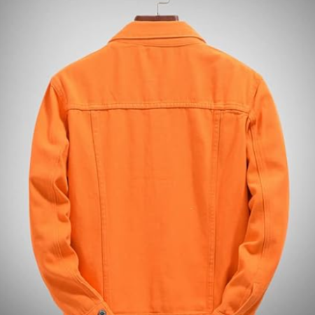 Men's Colorful Denim Jacket