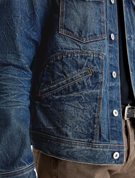 Men's Vintage Style Denim Trucker Jacket