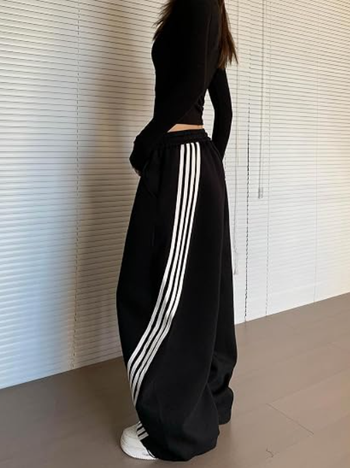Women's High Waist Wide Leg Barrel Sweatpants