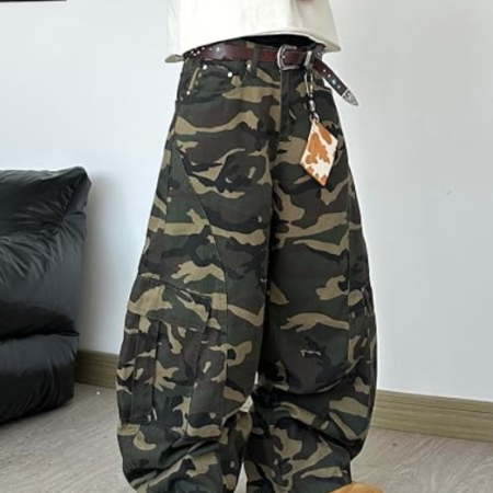 Men's Baggy Wide Leg Skater Jeans